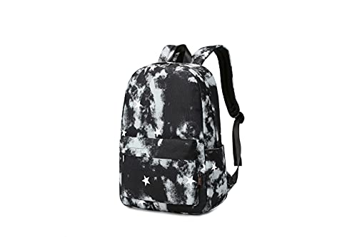 Acmebon Mochila Retro para niña Mochila Escolar Vintage para Chicas y Chicos (Gris)