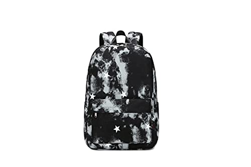 Acmebon Mochila Retro para niña Mochila Escolar Vintage para Chicas y Chicos (Gris)