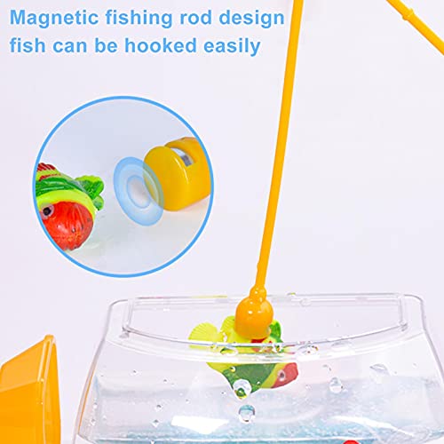 Acuario de juguete eléctrico interactivo para niños Robofish activado por batería Robo Fish Juguetes de peces para niños robóticos, regalo para alimentar y nadar como un pez real.