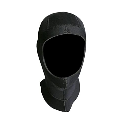 Aiyrchin Capucha De Buceo De Neopreno De 5 Mm Tapa De Buceo Unisex Unisex Cómodo Cómodo Mascarilla De Buceo para Snorkeling Surfing Kayak Satación Sailing Canoting 1pc XL