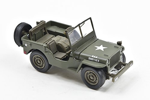 Ak Sport Jeep Militar Willis Misión, Color Verde (Newray 301005)