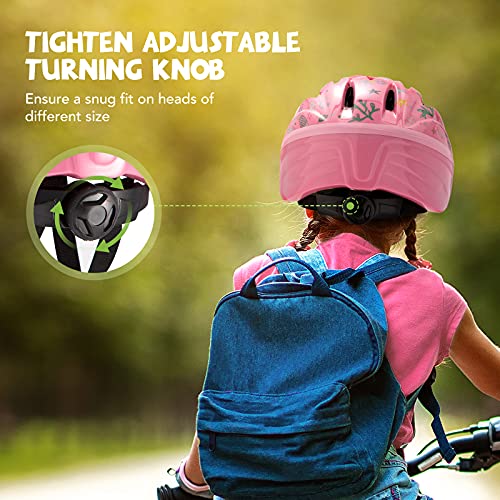 AKASO Casco Niños, Casco Bici Niños para 1-8 Años, Ajustable Casco Infantil para Bicicleta/Patineta/Scooter