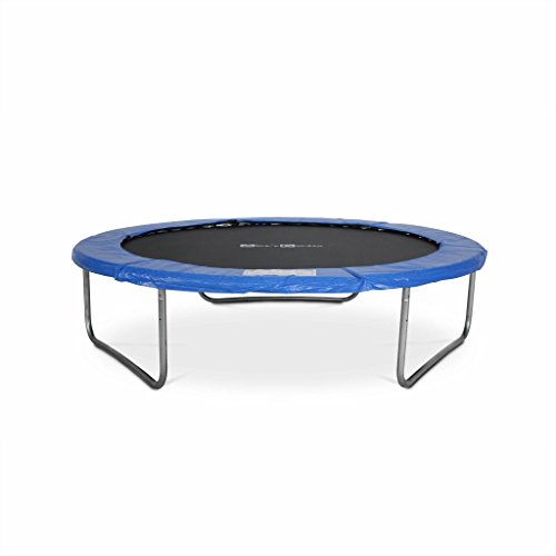 Alice's Garden Cama elástica 245 cm, Trampolín para niños Azul, aguanta hasta 100 kg (Estructura Reforzada). Incluye: Red de protección- PLUTON