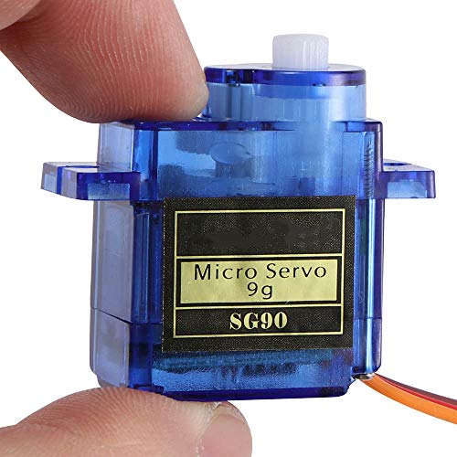 ALLOMN 10 PCS Micro Servo Avión Servo Helicóptero Servo Mucho Ambición Noble SG90 9 g Mini Micro Servo para RC Helicóptero Avión Vehículo Automóvil Modelos de Barco