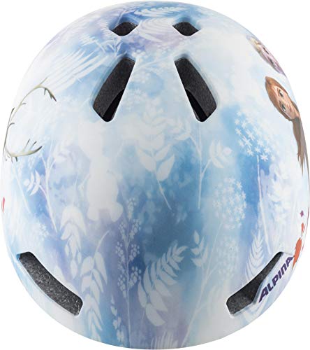 Alpina Hackney Casco de Ciclismo, Girls, Disney Frozen, 47-51