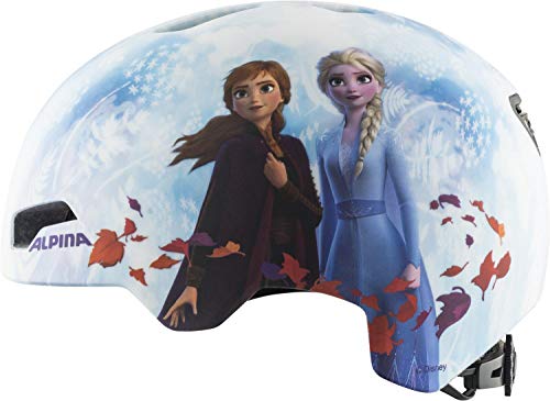 Alpina Hackney Casco de Ciclismo, Girls, Disney Frozen, 47-51