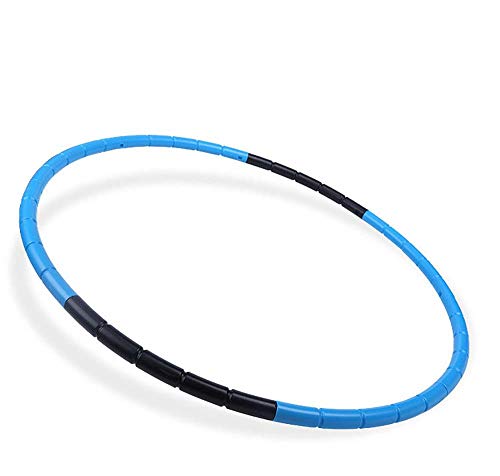 ALSGON Hula Hoop NiñA Purpurina,30 Pulgadas 4-9 AñOs Viejas PequeñAs NiñAs A Granel NiñOs PequeñOs Desmontables Hoola Hoops Juegos,Blue,25.5inch