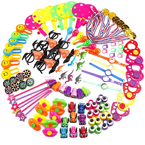 Amasawa 120 Piezas Juguetes de Fiesta a Granel,Party Favor Toy Assortment Kids Party Favor Birthday Party School Classroom Rewards CarnivalPrizes