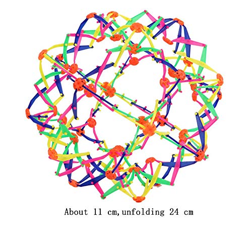 Amasawa 2 Piezas Bola Expandible,Retráctil Cambiable Mano Mágica Bola Captura Bola Niños Niñas Flor Bolas Juguetes Regalos