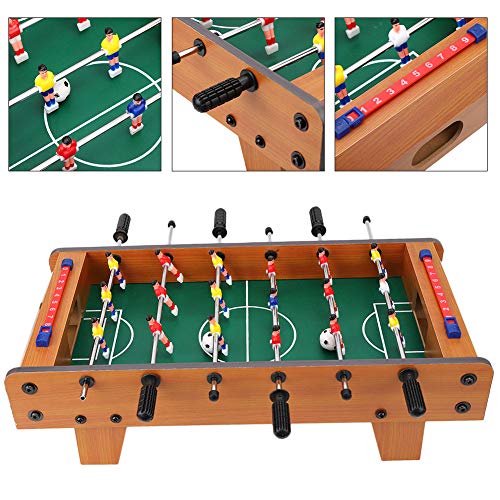 AMONIDA 【Venta del día de la Madre】 Fútbol de Mesa, futbolín, Juegos de Mesa y Accesorios, futbolín portátil para Varias Personas para Salas de Juegos, arcadas, Bares, para niños, Adultos, Noche F