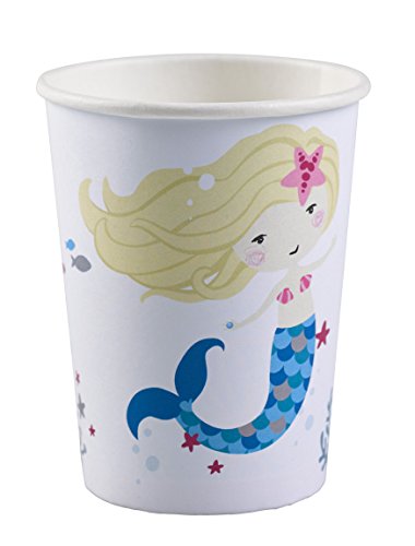 Amscan 9903032 Taza be a Mermaid, multicolor, 250 ml , color/modelo surtido