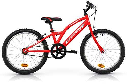 Anakon Hawk One Bicicleta Infantiles, niño, Rojo, 6-9 años