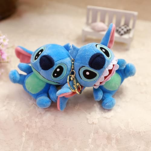 Animación De Dibujos Animados Stitch Serie De Juguetes De Peluche Lilo & Stitch Peluches De Peluche Lindo 13Cm Stitch De Dibujos Animados Llavero De Felpa Colgante Suave Regalos