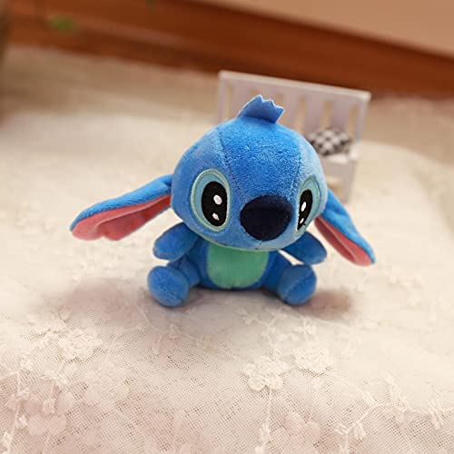 Animación De Dibujos Animados Stitch Serie De Juguetes De Peluche Lilo & Stitch Peluches De Peluche Lindo 13Cm Stitch De Dibujos Animados Llavero De Felpa Colgante Suave Regalos