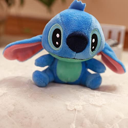 Animación De Dibujos Animados Stitch Serie De Juguetes De Peluche Lilo & Stitch Peluches De Peluche Lindo 13Cm Stitch De Dibujos Animados Llavero De Felpa Colgante Suave Regalos