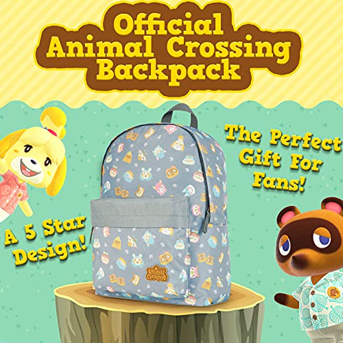 Animal Crossing Mochilas Escolares Juveniles, Mochila Niña o Niño, Vuelta al Cole