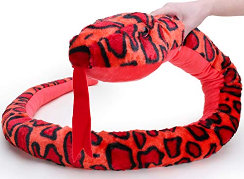 Animal Planet 67 pulgadas (170 cm) extra grande rojo de la serpiente de peluche - Peluches - Los animales de peluche