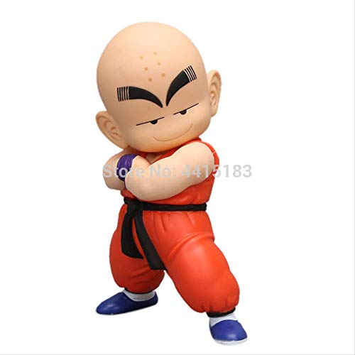 Anime Dragon Ball Z Figura De Juguete 19-22 Cm , Kuririn Y Son Goku Figura De Acción PVC Figurita Modelo De Juguete Base Móvil Juguetes para Niños