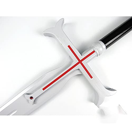 Anime Sword Art Online Cosplay Sword, Blade Props para Heathcliff, Blade, juguetes decorativos para armas, Anime Cosplay, espada de madera, Blade, juguetes decorativos para armas