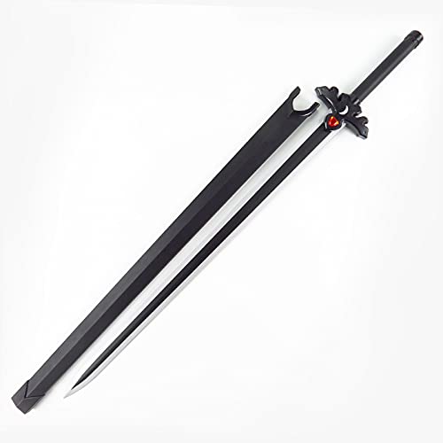 Anime Sword Art Online Cosplay Sword, Blade Props para Kirigaya Kazuto, Blade, juguetes decorativos para armas, Anime Cosplay, espada de madera, Blade, juguetes decorativos para armas, 110cm