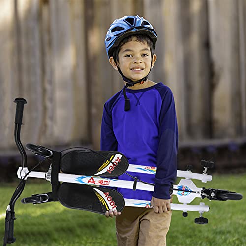 AOODIL Drifting Scooter para niños, 3 Ruedas Plegable Swing Scooters Tri Slider Plegable Push Wiggle con Mango Ajustable y 2 Ruedas LED traseras para niños y niñas de 3 a 10 años