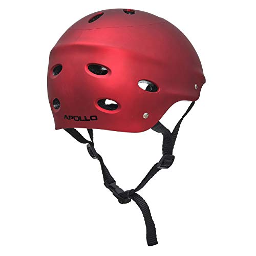 Apollo Casco para Bicicleta – Casco para Snowboard – Casco Ajustable para Skate Patinete MBX con Rueda de Ajuste – Casco para Niños y Adultos – Diversidad de Colores y Tallas