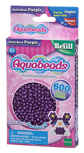 Aquabeads - 32578 - Pack abalorios sólidos Morado