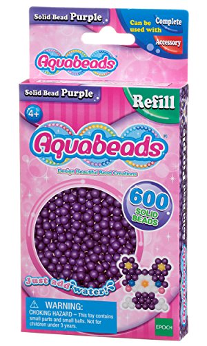 Aquabeads - 32578 - Pack abalorios sólidos Morado