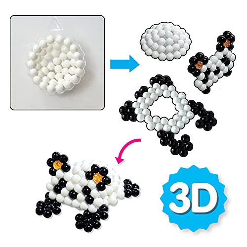 Aquabeads-79218 3D Animal Set, Multicolor (Epoch para Imaginar AB79218) , color/modelo surtido