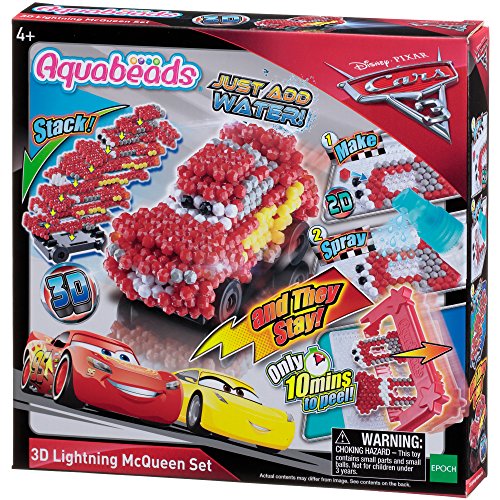 Aquabeads The Movie Set Cars 3 3D Lightning Mcqueen, Multicolor (Epoch para Imaginar 30198)