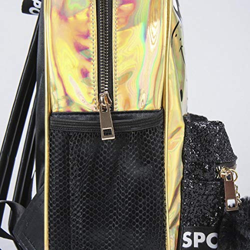 ARTESANIA CERDA MOCHILA CASUAL MODA BRILLANTE BOB ESPONJA