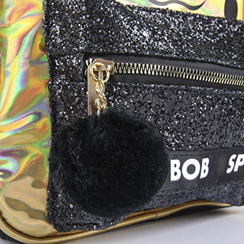 ARTESANIA CERDA MOCHILA CASUAL MODA BRILLANTE BOB ESPONJA