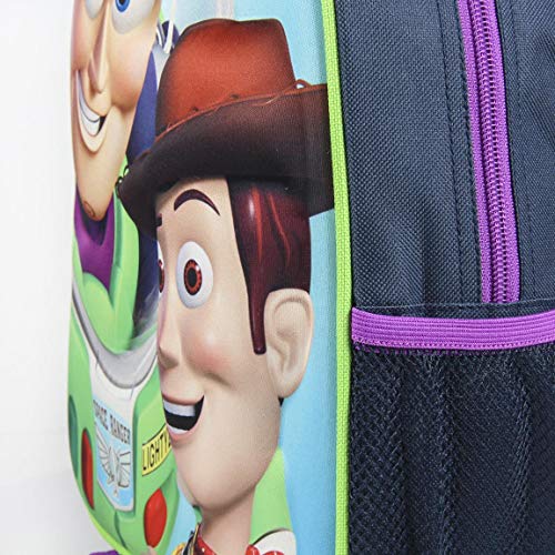 Artesania Cerda Mochila Infantil 3D Toy Story, Azul