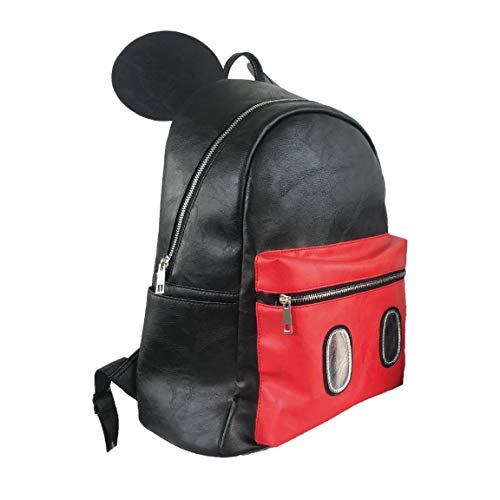 Artesania Cerda Moda Mickey, Mochila Casual, 41 cm, Negro