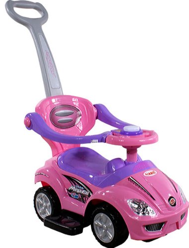 ARTI Baby Car 381 Mega Car Deluxe Pink - Coche para Bebe - Coches para ninos - Ride-on