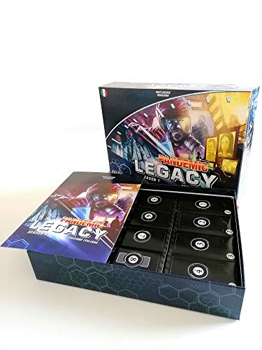 Asmodee - Pandemic Legacy: Season 1, Juego de Mesa, edición en Italiano, Color Azul, 8385