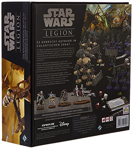 Asmodee Star Wars Legion - Clone Wars - Juego básico de Mesa (en alemán)