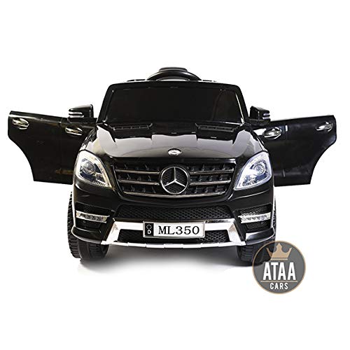 ATAA Mercedes ML350 Licenciado batería 12v - Negro - Grandes Dimensiones 110*67*53cm