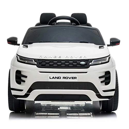 ATAA Range Rover Evoque 12v - Blanco - Coche de batería para niños Land Rover Range Rover Evoque con batería 12v