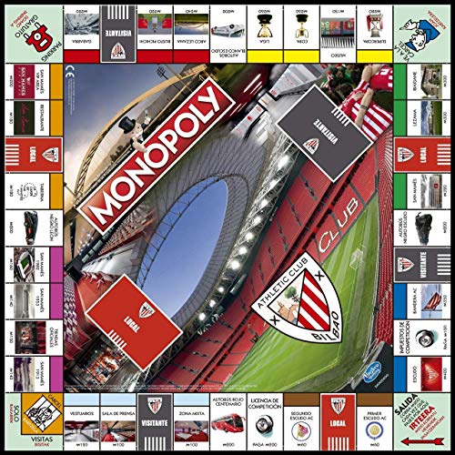 Athletic Club Bilbao National Soccer Monopoly Athlétic Club (81120), Multicolor, Ninguna (Eleven Force