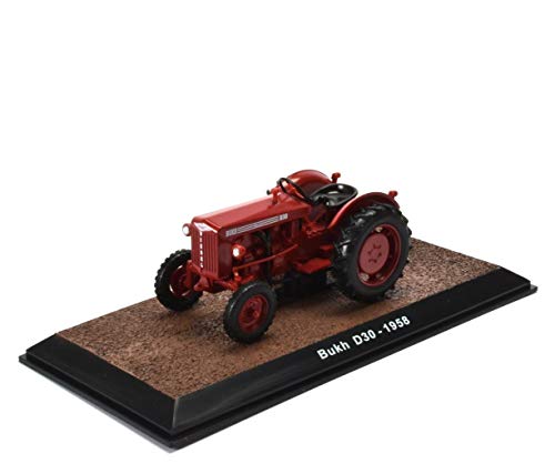 Atlas DieCast - Maqueta de coche en miniatura (escala 1:32), diseño de tractor histórico de 1958 Bukh D 30