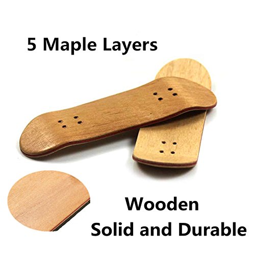 AumoToo Mini diapasón, Patineta de Dedos Profesional Maple Wood DIY Assembly Skate Boarding Toy Juegos de Deportes Kids (Azul Oscuro)