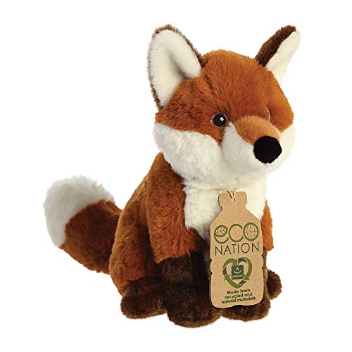 Aurora, 35009, Eco Nation ,Fox, 23cm, Peluche, Brown