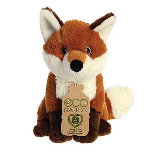 Aurora, 35009, Eco Nation ,Fox, 23cm, Peluche, Brown