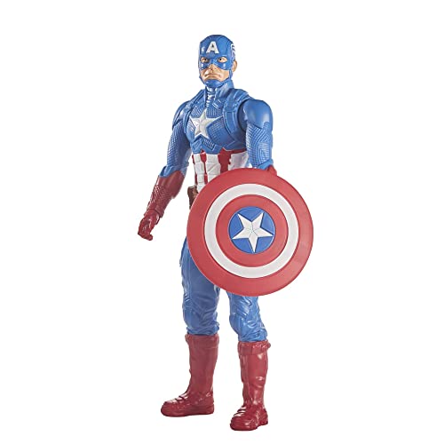 Avengers Capitán América (Figura de acción de 30 cm con Blaster Titan Hero Blast Gear)