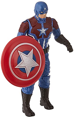 Avengers- Videojuego Figura Cap, 15 cm (Hasbro E98655X0)