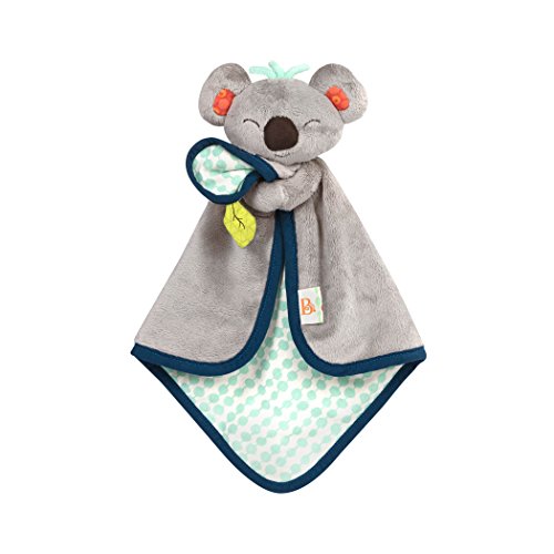 B. Toys – B. Snugglies – la Manta de Seguridad del Esponjoso Koko el Koala – Adorable cobija para bebé de Tela Suave