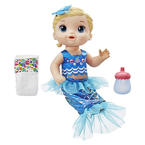 Baby Alive- Shimmer N Splash Mermaid Bl, Multicolor (Hasbro E3693ES0)