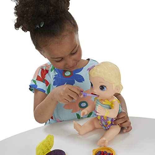 Baby Alive- Snackin Lily BLD Hair, Multicolor (Hasbro E5841EU4) , Color/Modelo Surtido