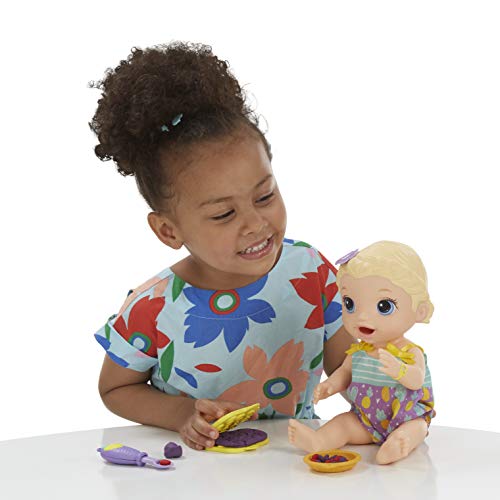 Baby Alive- Snackin Lily BLD Hair, Multicolor (Hasbro E5841EU4) , Color/Modelo Surtido